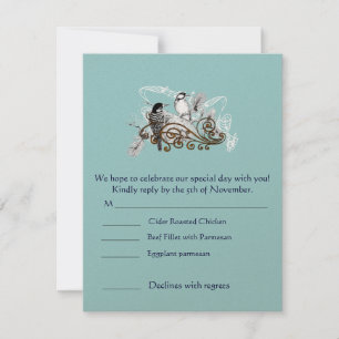 Cartes RSVP - Exigent des invitations de format 5