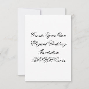 Cartes RSVP Faire-part de mariage Créez votre prop