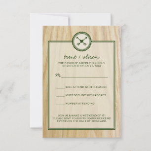 Cartes RSVP Mariage et Glamping en bois