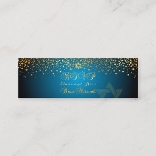 Cartes RSVP PixDezines DAZZLED GOLD/B'nai Mitzvah
