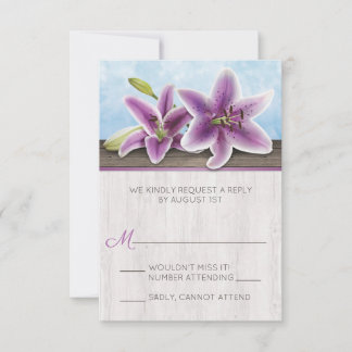 Cartes RSVP Plutôt Violettes