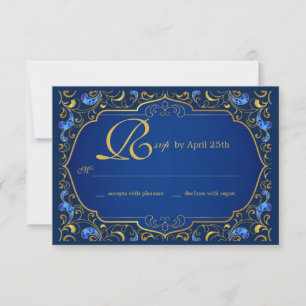 Cartes RSVP pour affaires royales