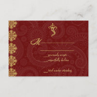 Cartes RSVP Vinayaka Wedding