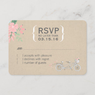 Cartes RSVP VTT Cute