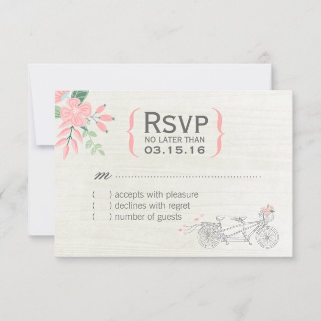 Cartes RSVP VTT Cute (Devant)