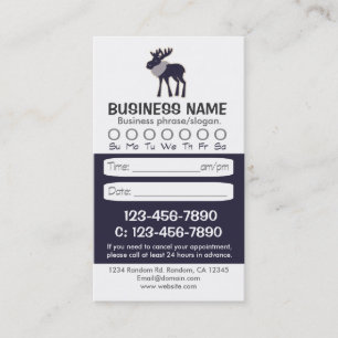 Cartes rustiques de rendez-vous d'orignaux bleus