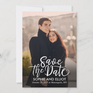 Cartes 'Save The Date' de mariage à scénario origi