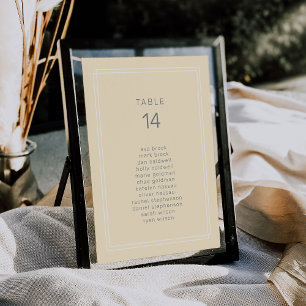 Cartes simples de Mariage Jaune