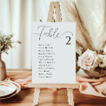 Cartes simples et élégantes de mariage blanc<br><div class="desc">Présentez nos Cartes simples et élégantes pour Mariage blanc! Ces cartes offrent un mélange parfait de sophistication et de simplicité, idéal pour toute affaire de mariage élégante. Avec son arrière - plan blanc et son texte noir gras, trouver son siège n'a jamais été aussi facile. Personnalisées avec des noms personnalisés,...</div>