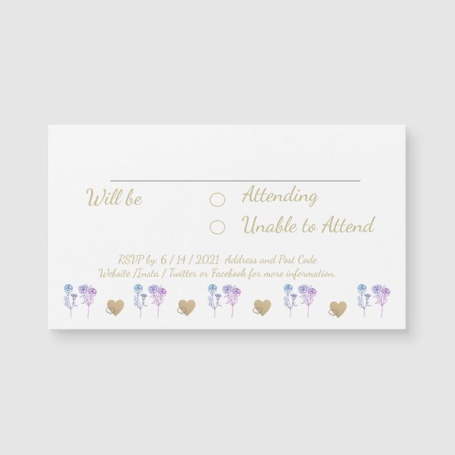 Cartes simples et élégantes Merci Mariage (Devant)