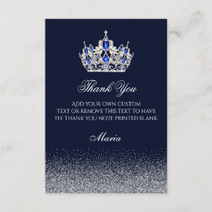 Cartes sophistiquées de Merci de saphir