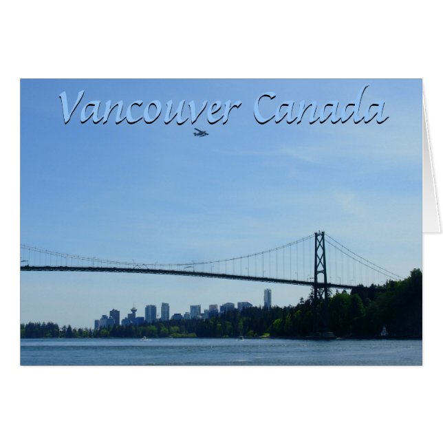 Cartes souvenirs de Vancouver BC Cartes de visite  (Devant horizontal)