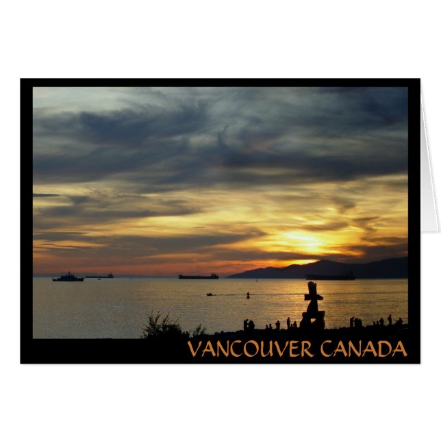 Cartes souvenirs Vancouver Cartes paysages de Vanc (Devant horizontal)