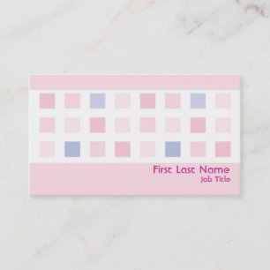 Cartes spéciales générales carrés Pastel rose