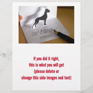 Cartes spéciales Great Dane en pop-up