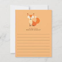 Cartes stationnaires de Fox Kid's Cute Flat