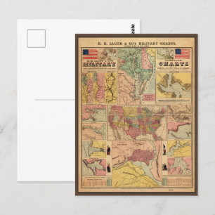 Cartes stratégiques militaires de la guerre civile