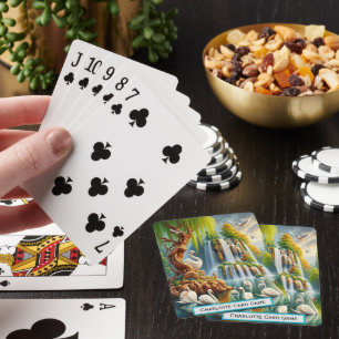Cartes Swans à la cascade Oasis Monogramme Aller jeu de p