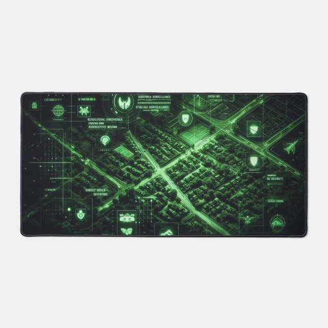 Cartes tactiques superposées, Noir Ops Design (Recto)