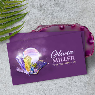 Cartes Tarot / Oracle avec boule de cristal et Cry