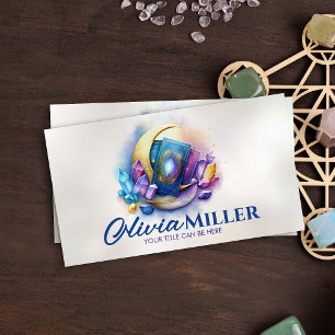 Cartes Tarot / Oracle avec lune et cristaux