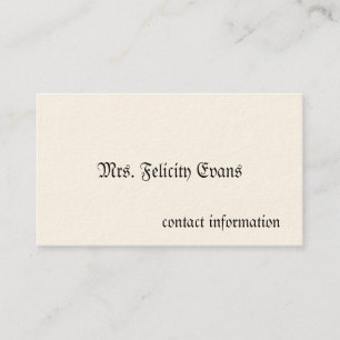 Cartes téléphoniques victoriennes simples