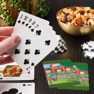 Cartes Terrain de jeu scolaire