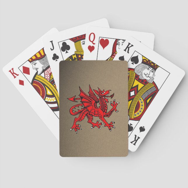 Cartes Terrasse de carte de jeu Dragon (dos)