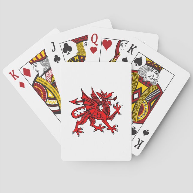 Cartes Terrasse de carte de jeu Dragon (dos)