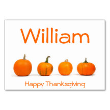Cartes Thanksgiving Avec Citrouilles