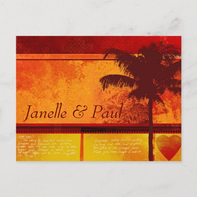 Cartes Tropicales Personnalisées (Devant)