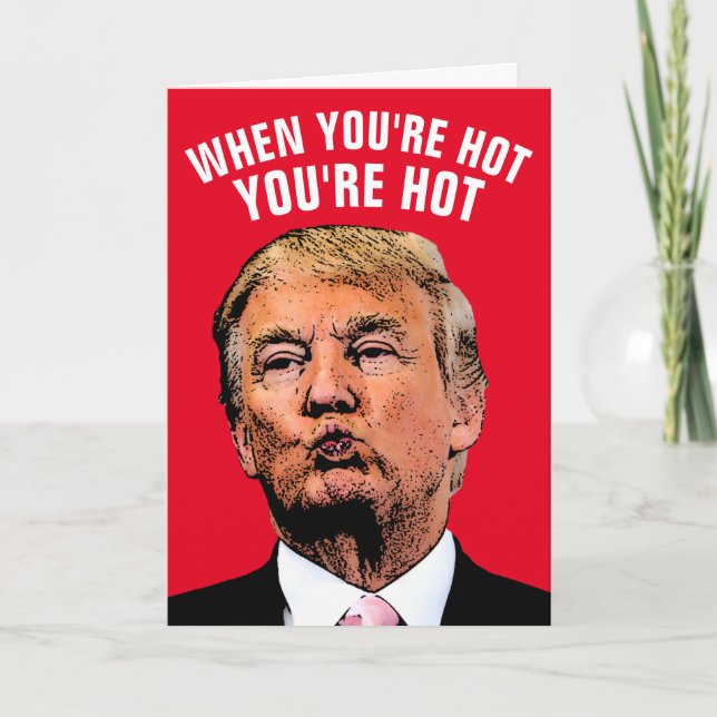 CARTES TRUMP JE T'AIME CHÉRI (Devant)