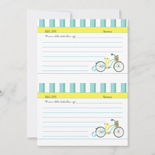 Cartes Vélos Plage (Devant)