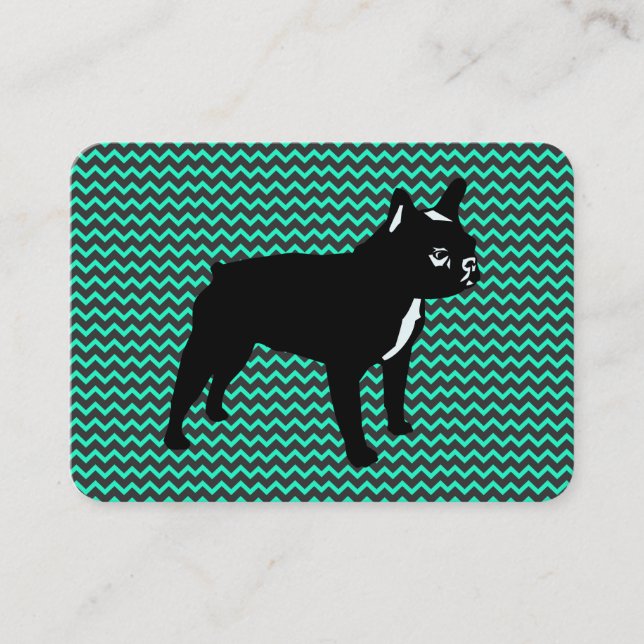 Cartes Vertes de Bouledogue Français (Devant)