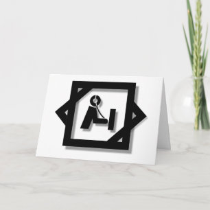 Cartes vierges 3-D Ham Radio pour Customiser