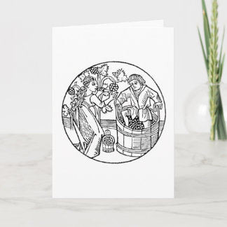 Cartes VIERGES de Stompers de raisin