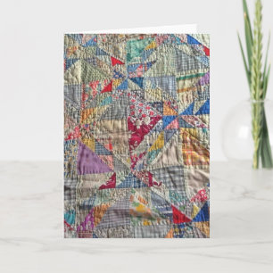 Cartes vierges d'édredon antique