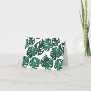 Cartes vierges thème plante Monstera