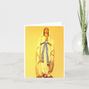 Cartes vierges vintages Vierge Marie