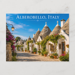 Cartes Village de maisons Trulli ensoleillé