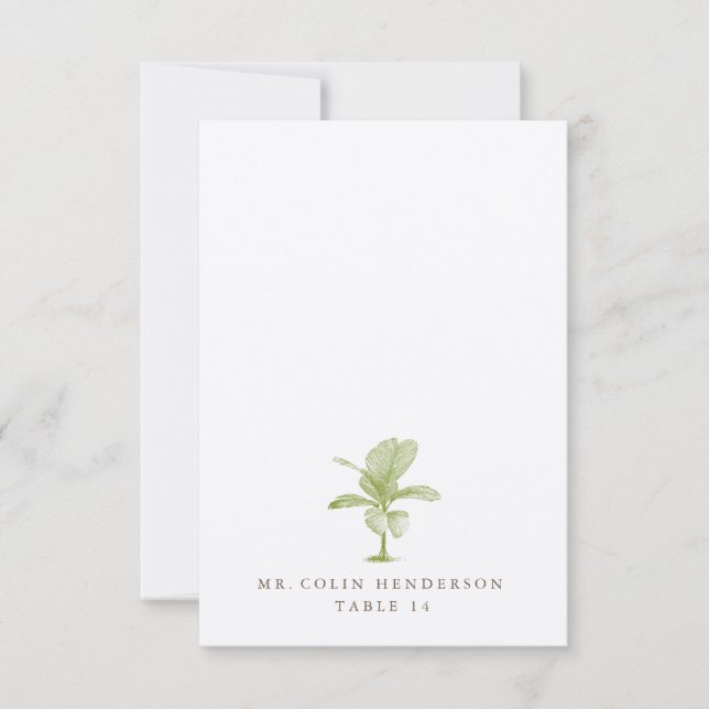 Cartes vintage Palm Destination Beach (Devant)