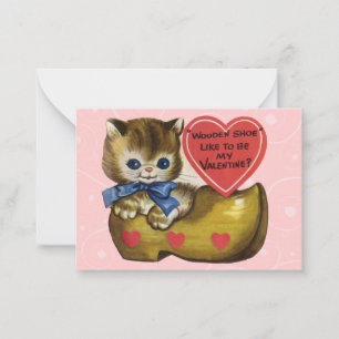 Cartes vintages d'enfant de Valentine