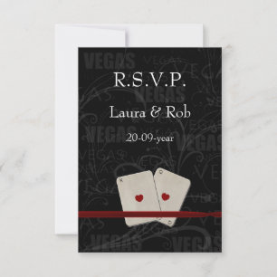 Cartes vvp de mariage Vegas standard 3,5 x 5