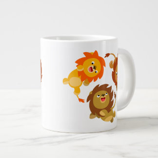 Cartographie sans poids mignon Lions Jumbo Mug