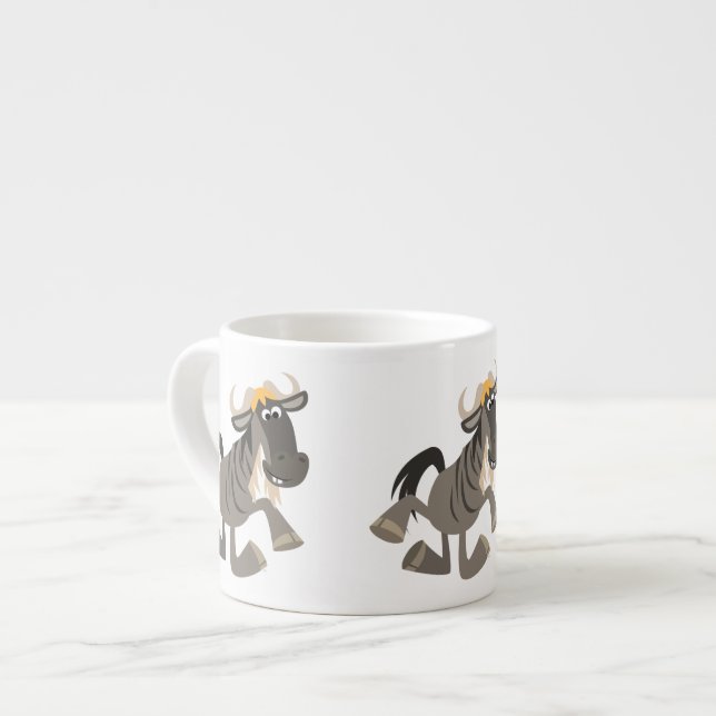 Cartographier Tap Danser Wildebeest Espresso Mug (Devant gauche)