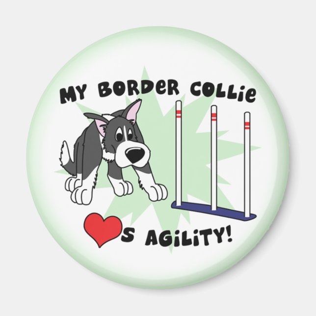 Carton Agilité Bordure Collie Magnet (Devant)