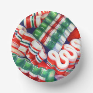 Carton BONBONS EN RUBAN Bols en papier de 18 cm