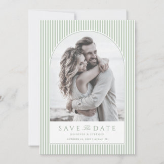 Carton de Faire-Part de Date de Mariage avec Arche