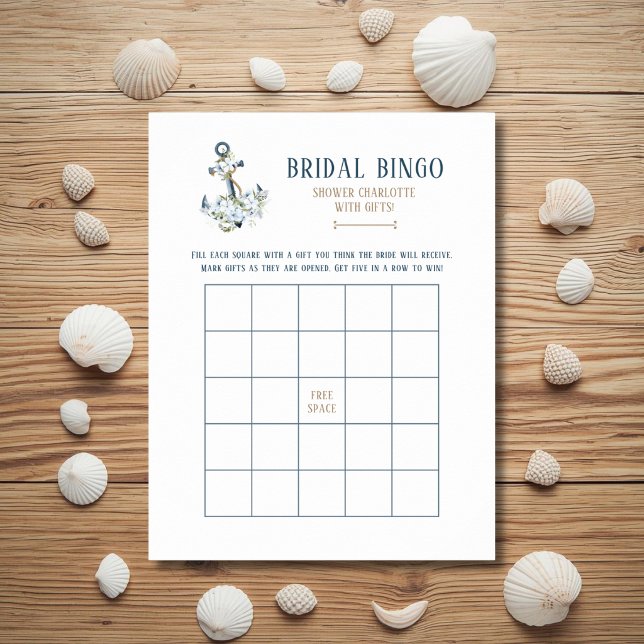 Carton de jeu de bingo pour enterrement de vie de  (Créateur téléchargé)