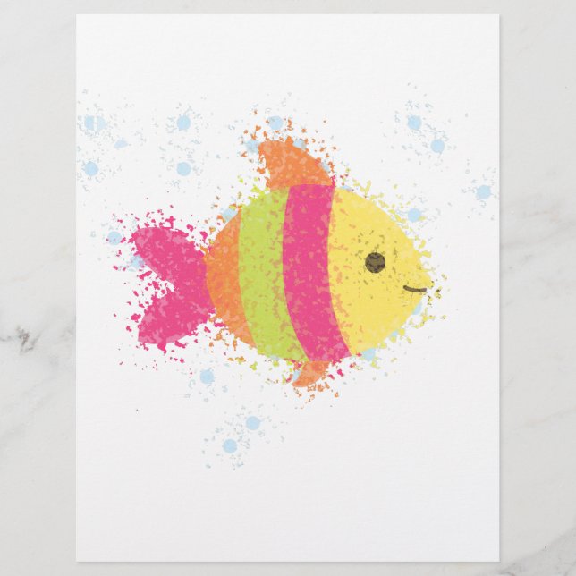 Carton de poisson mignon (Devant)